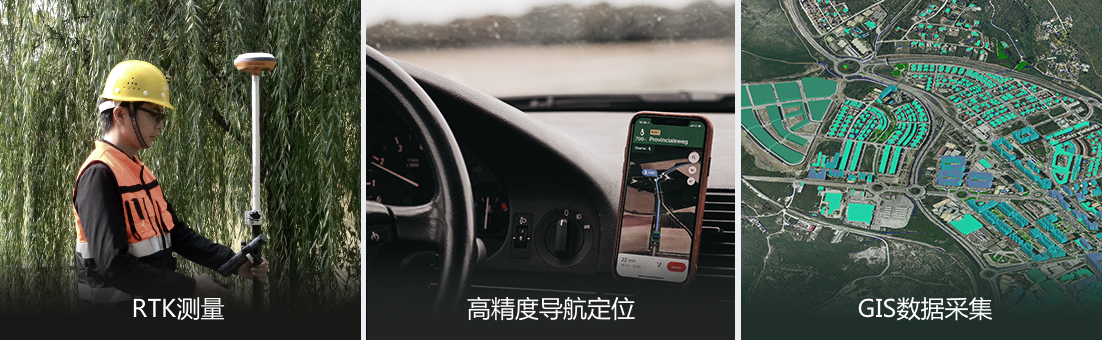 適用于RTK測量、高精度導(dǎo)航定位、GIS數(shù)據(jù)采集